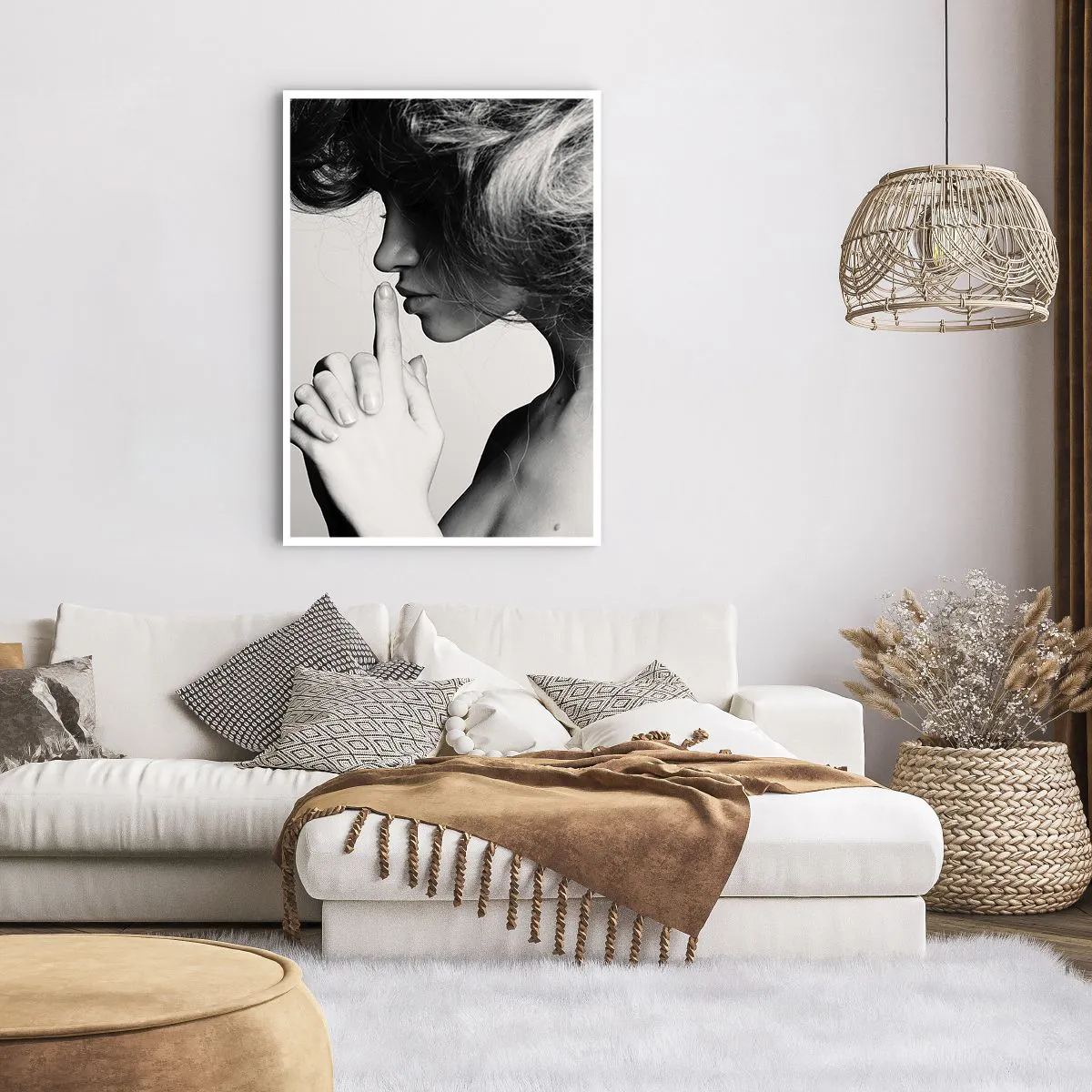 Affisch - Lyssnar på sig själv - 70x100 cm