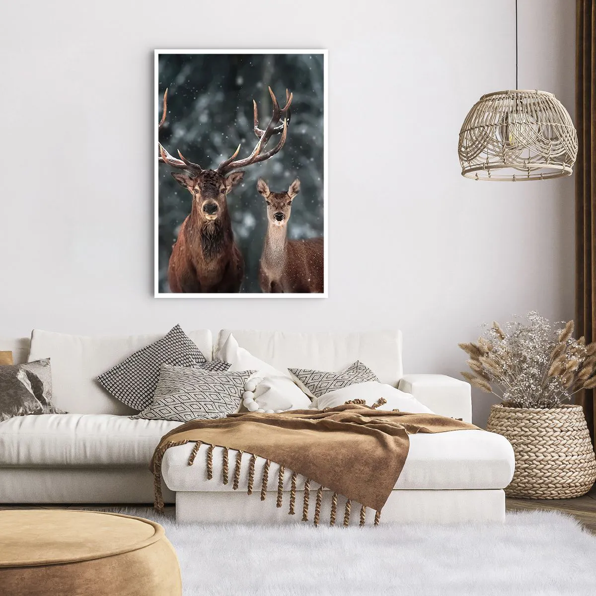 Poszter - Az erdő ura a feleségével - 70x100 cm