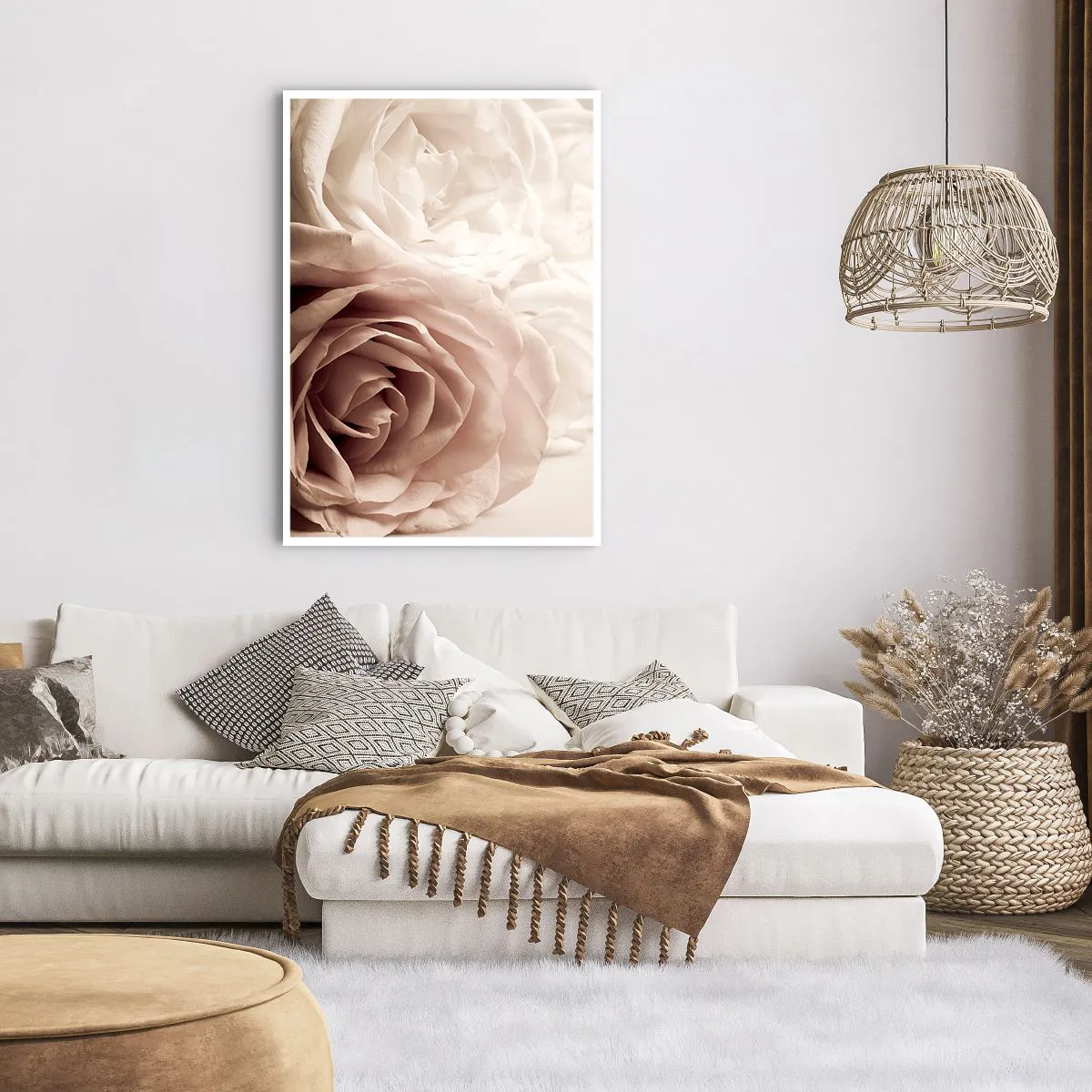 Poster - Im Herzen der Rose - 70x100 cm