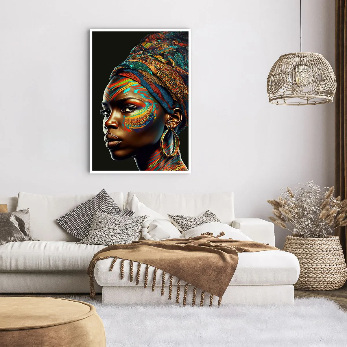 Plakat - Afrykańska królowa - 70x100 cm