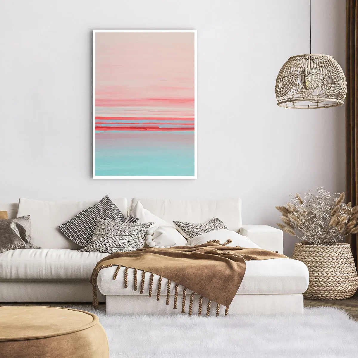 Poster - Astrazione all'alba - 70x100 cm