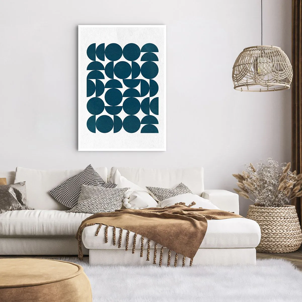 Poster - Circles and Semicircles - 70x100 cm