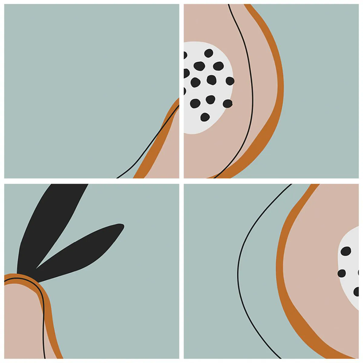 Affiche dans un cadre noir - Poster - Pénétrer la nature des choses - 30x30 cm