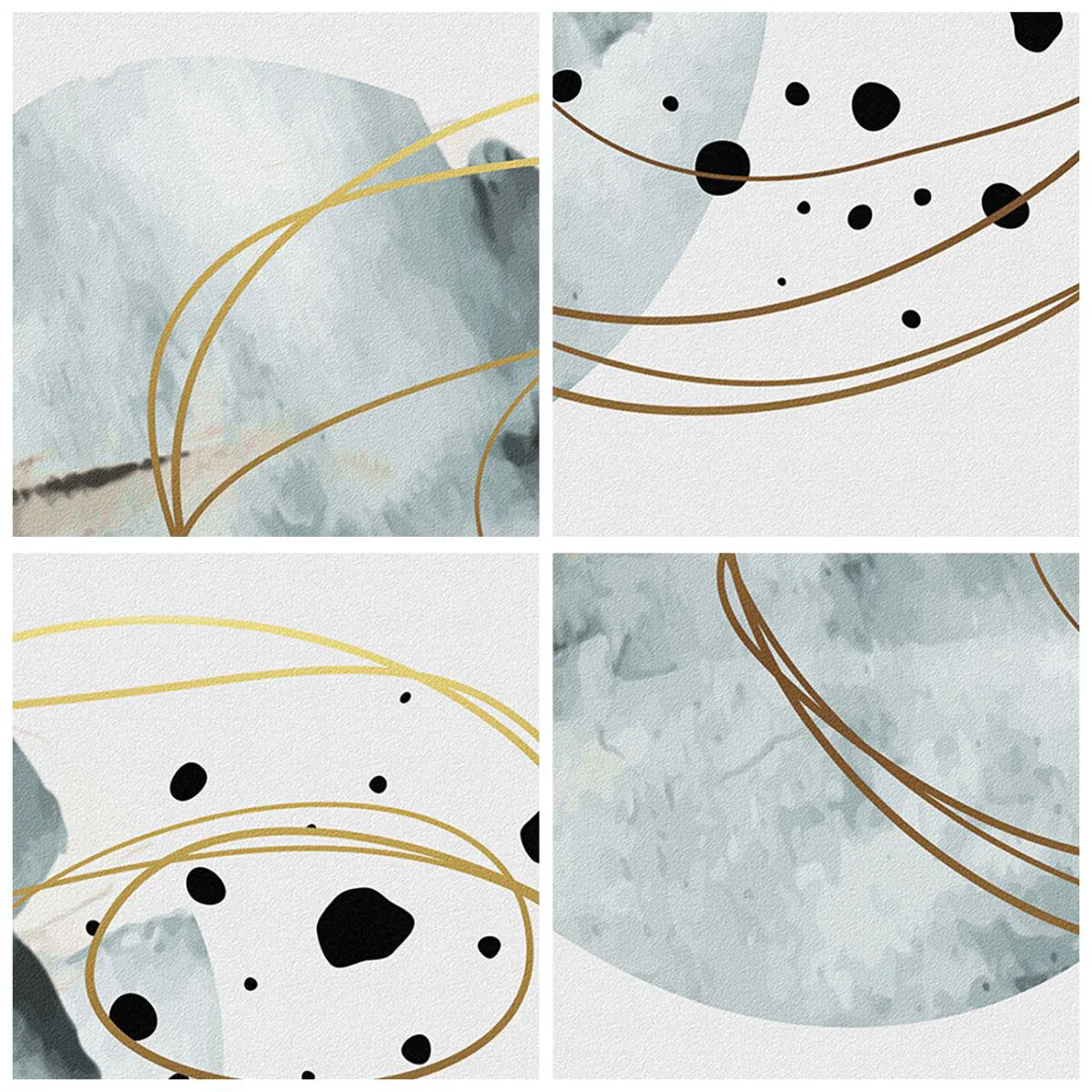 Poster in black frame - In the Embrace of Space - 30x30 cm