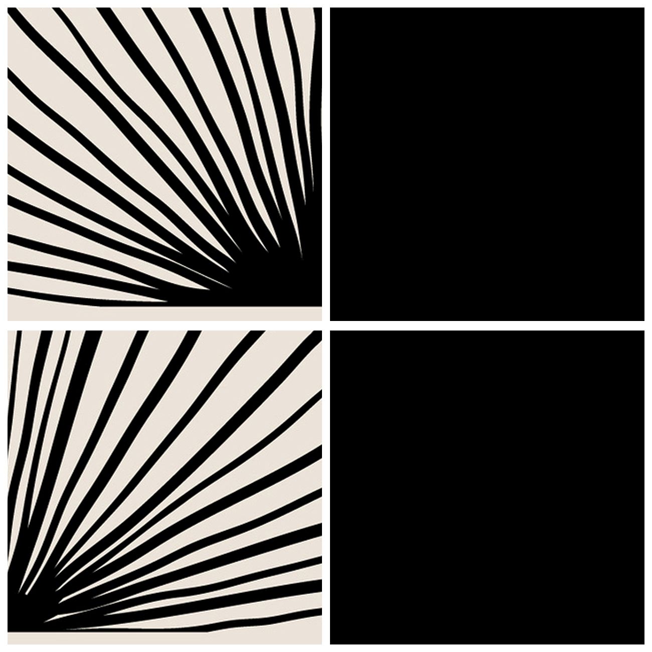 Poster Décoratif 40x40cm Style Bohème Minimaliste - Impression Papier, Motif Abstrait Pastel