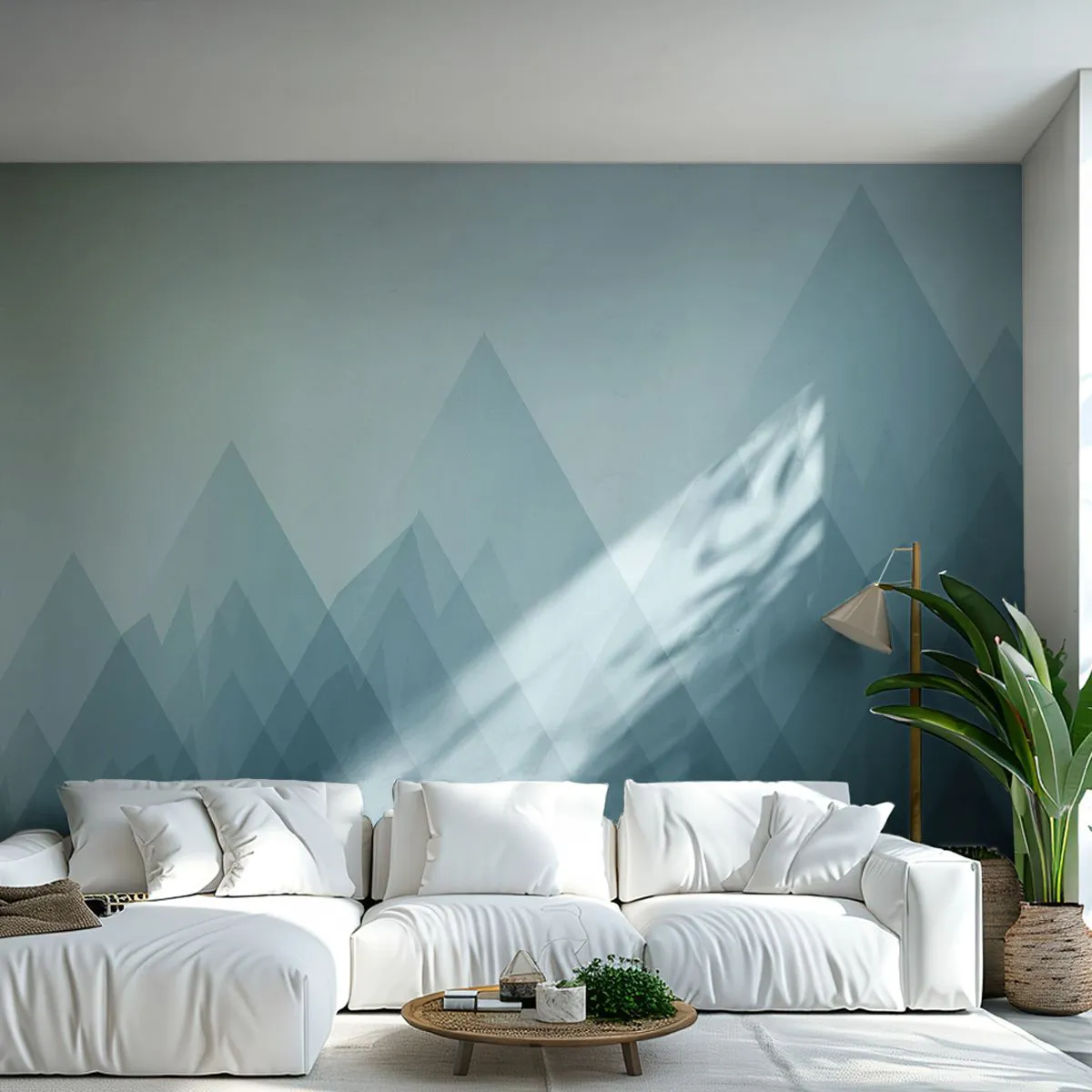 Fototapetă personalizată Standard Eco - Mare, mai mare, cea mai mare - Munţi, Abstracția, Bucată