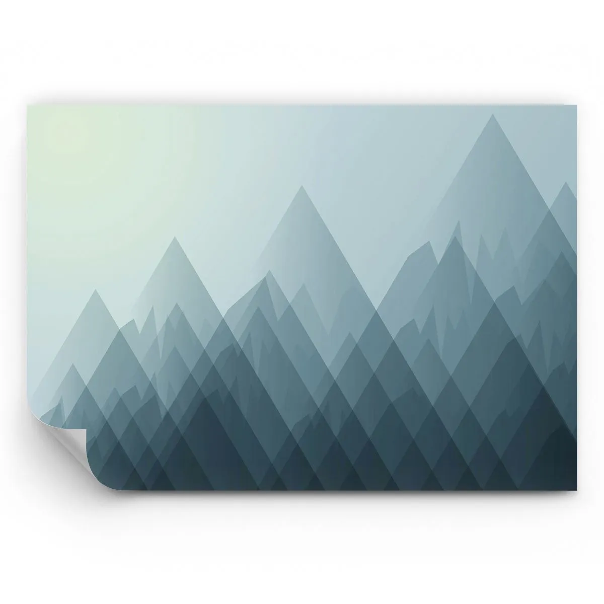 Fototapetă personalizată Standard Eco - Mare, mai mare, cea mai mare - Munţi, Abstracția, Bucată