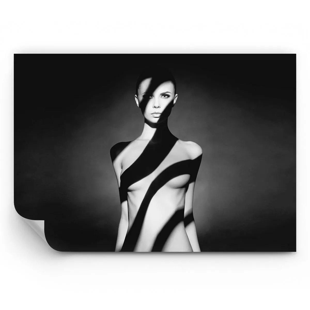Fotomurali Autoadesivo Deluxe Sticker - Luci e ombre - Donna, Corpo, Pezzo - 450x315 cm