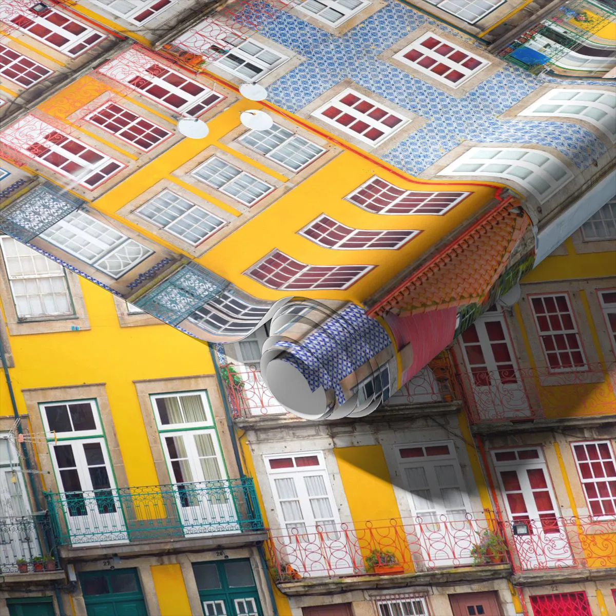 Fotótapéta Standard Eco - Az óváros színei - Város, Porto, Építészet - 400x280 cm