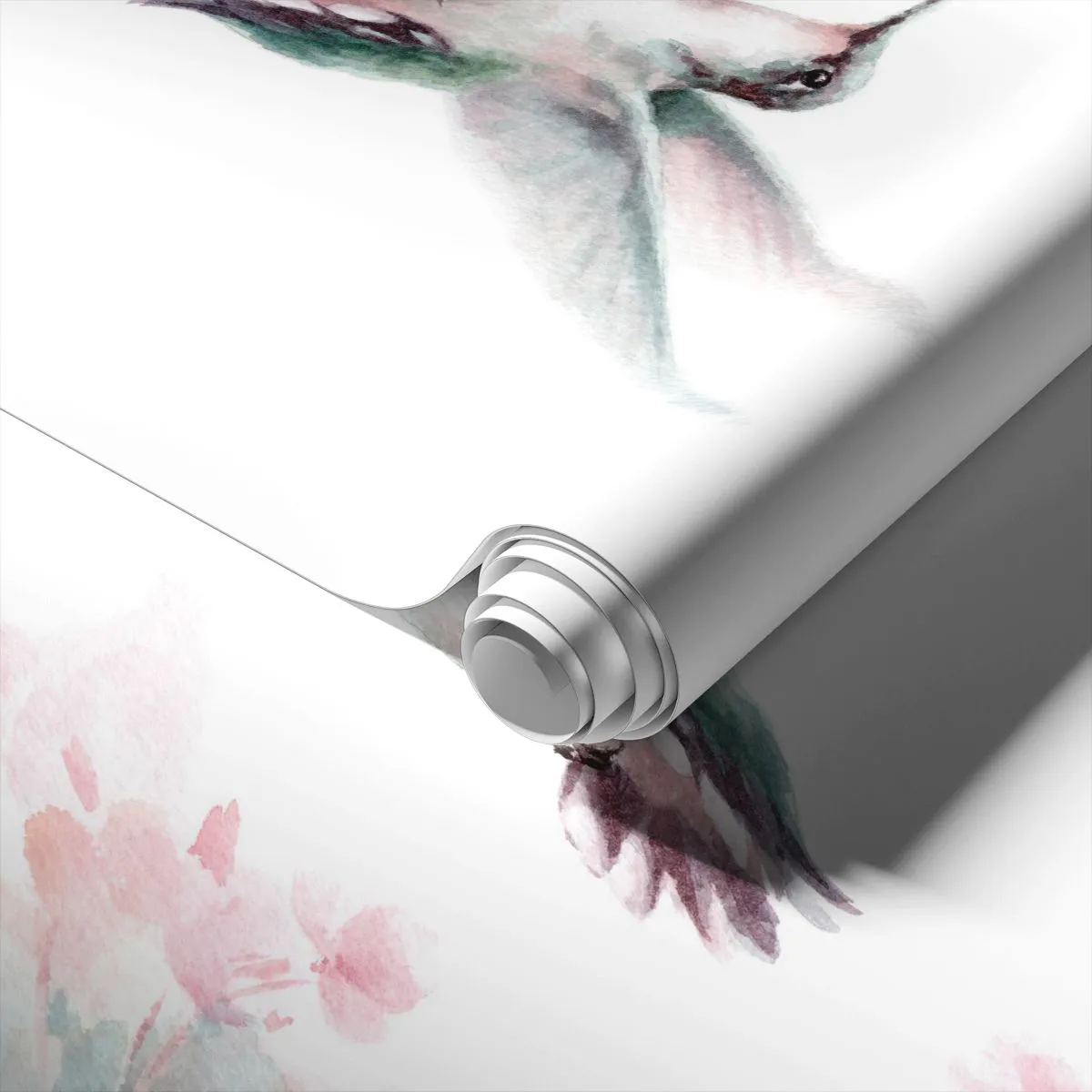 Papel de Parede Standard Eco - Preso em agitação - Beija Flor, Pássaro, Pedaço - 250x175 cm