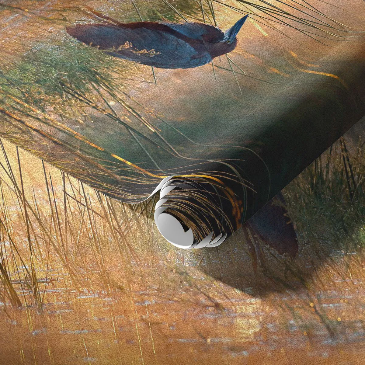 Custom Wallpaper Premium Sand - Stop Taking Pictures - Heron, Bird, Nature