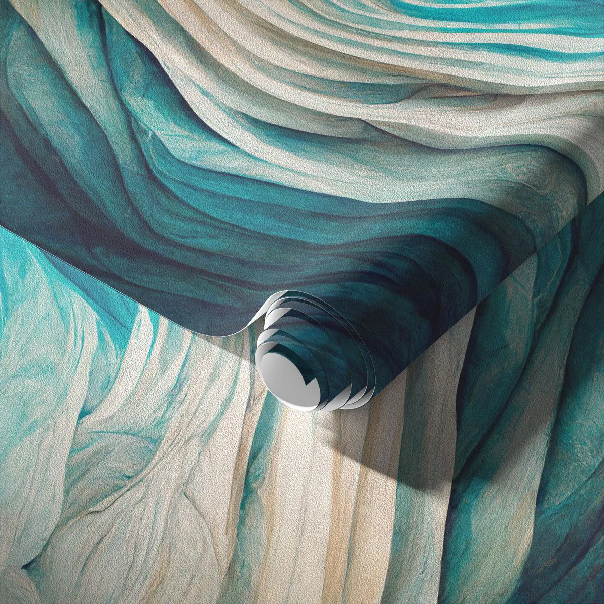 Tapet Premium Sand - Insațiabilitate albastră - Bucată, 3D, Abstracția - 300x210 cm