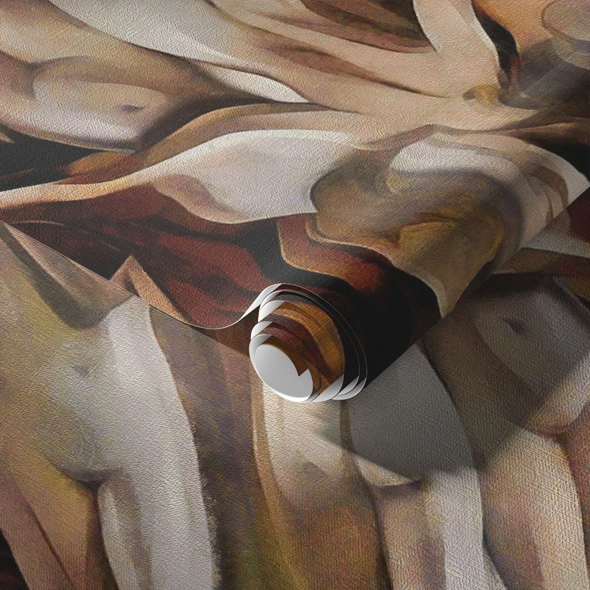 Fototapet Premium Canvas - Tre Nåder 2.0 - Kvinde, Kubisme, Stykke - 400x280 cm