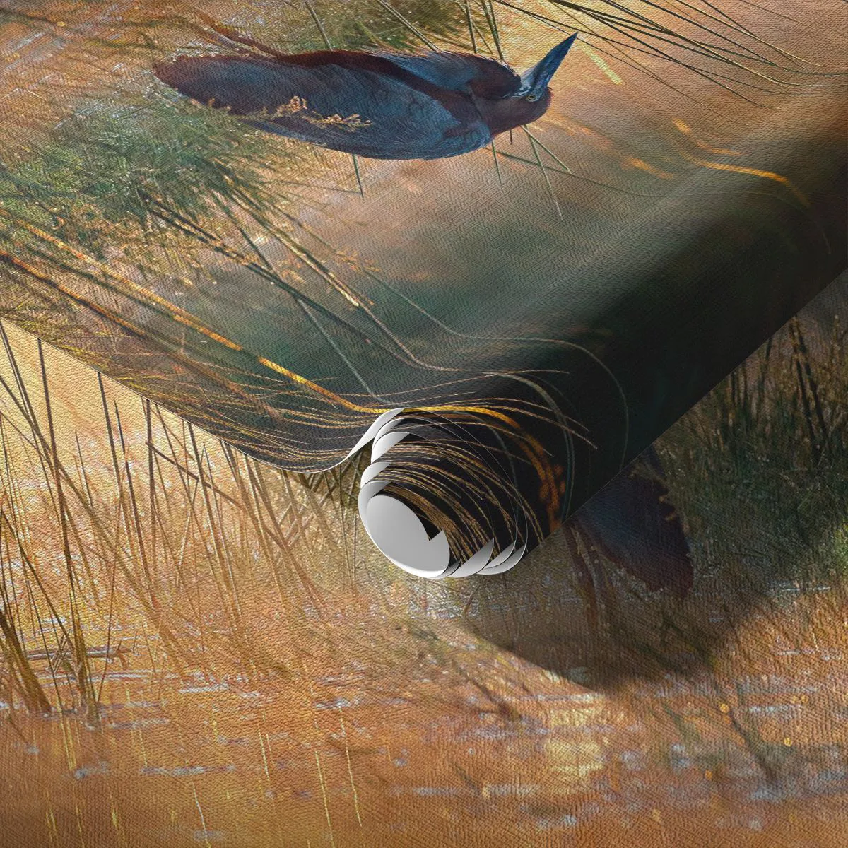 Fototapeta na míru Premium Canvas - Ušetřete mě těch fotek - Volavka, Pták, Příroda