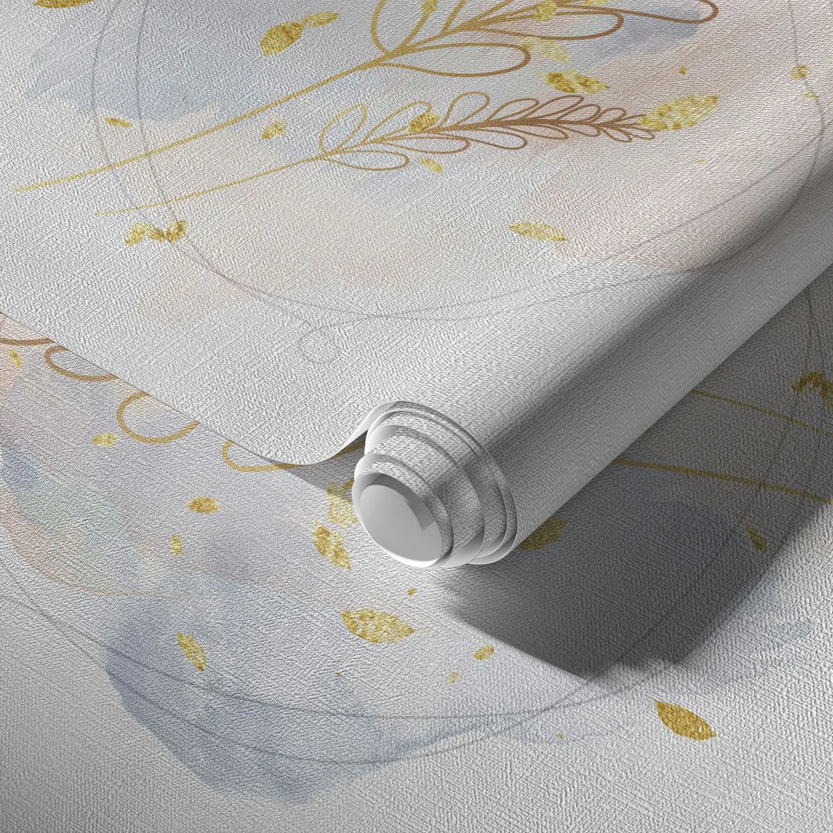 Photo Wallpaper Premium Canvas - Golden Blast - Bright, Minimalistic, Modern - 450x315 cm