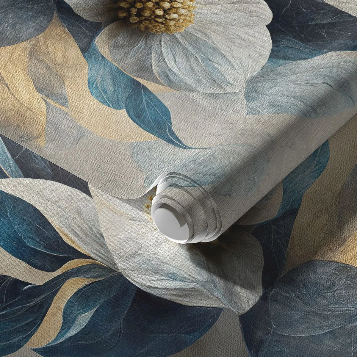 Tapet Premium Canvas - Are o inimă de aur - Floare, Elegant, Bucată - 300x210 cm