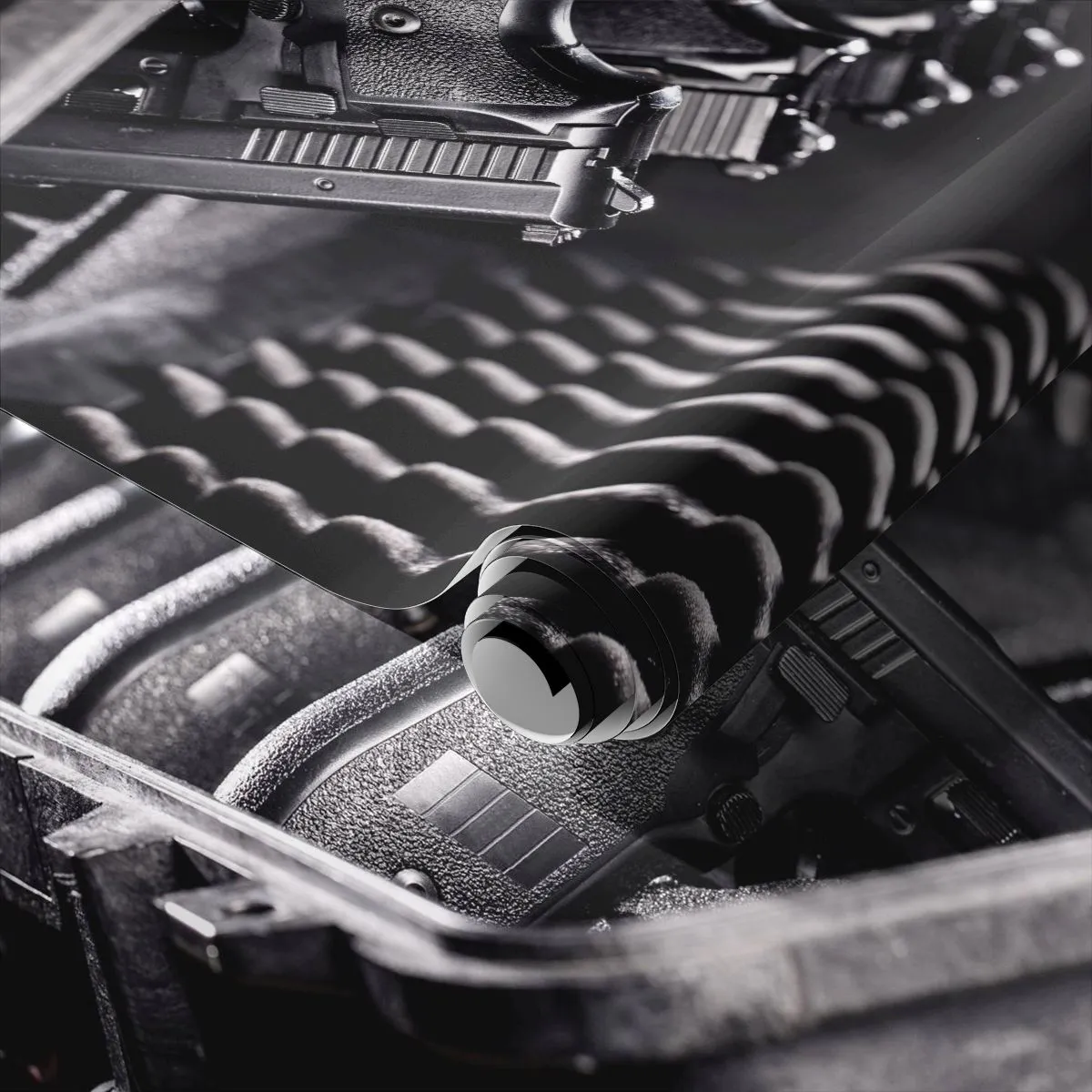 Fototapeta Samolepicí Deluxe Sticker - Mužský sport - Válečný, Zbraň, Pistole - 100x70 cm