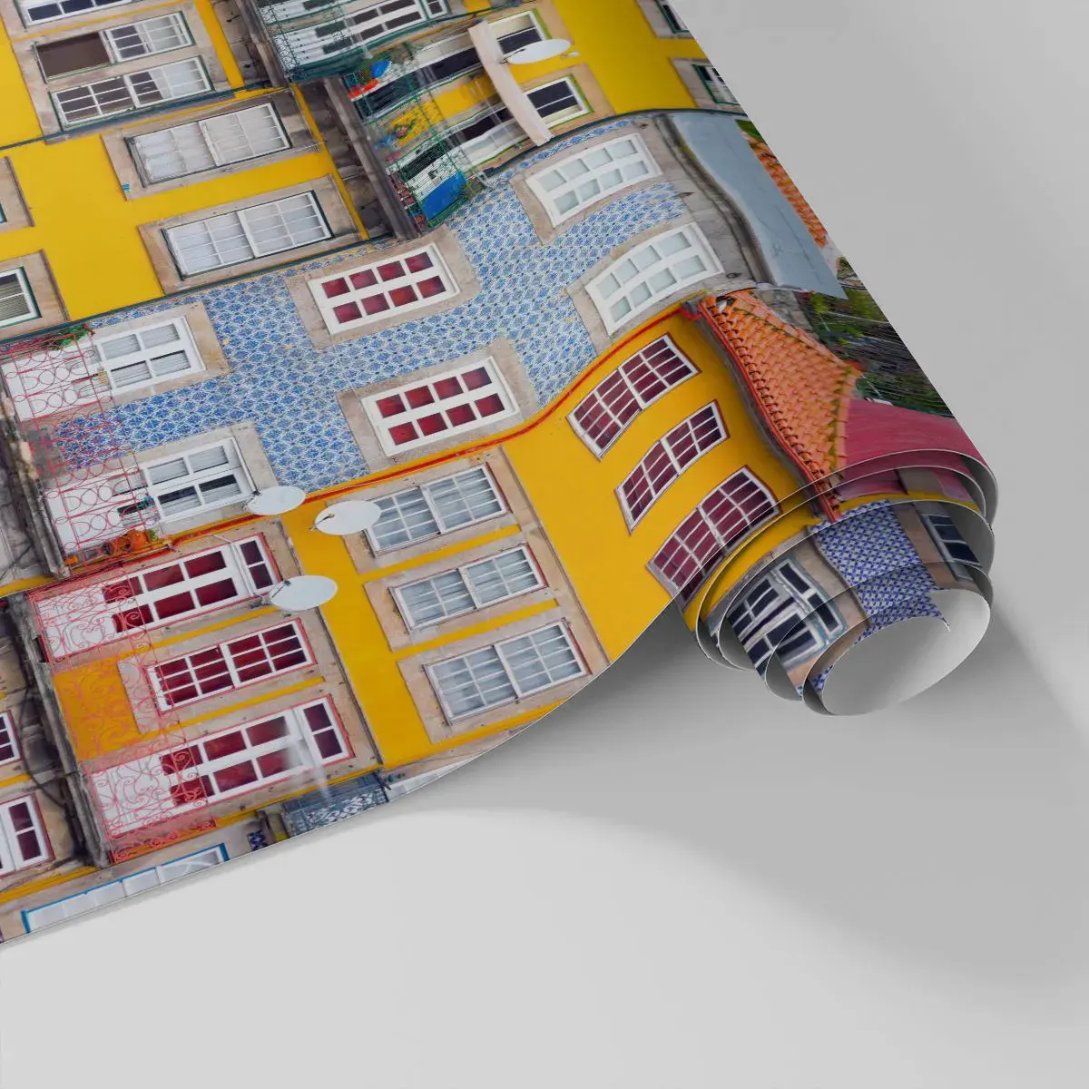 Fotótapéta Standard Eco - Az óváros színei - Város, Porto, Építészet - 400x280 cm