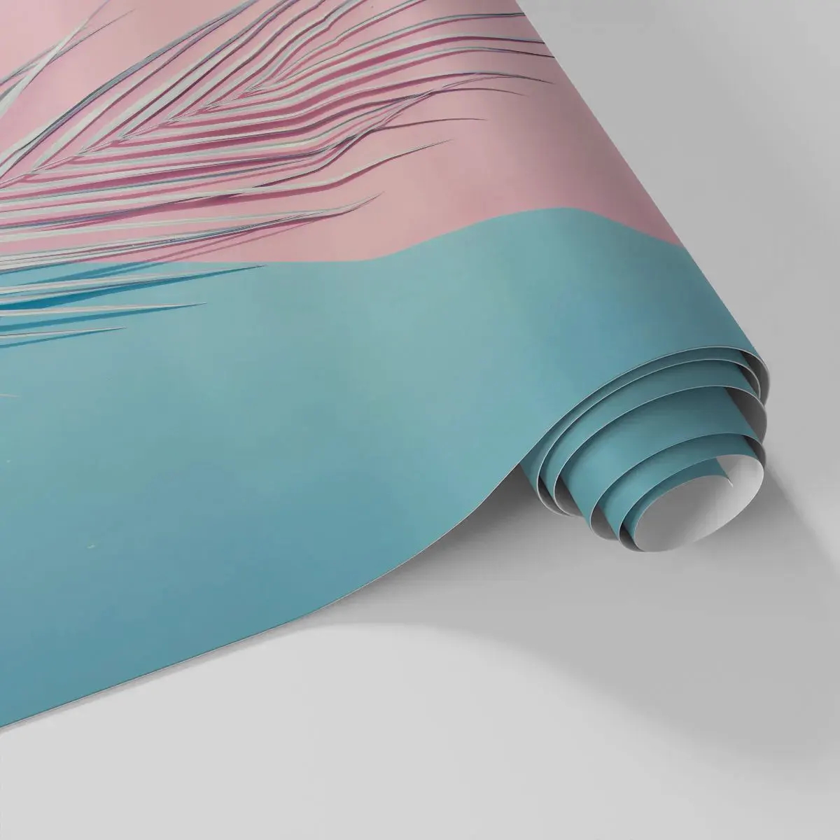 Photo Wallpaper Standard Eco - Tropical impression - Palm Leaf, Abstraction, Graphics - 200x140 cm