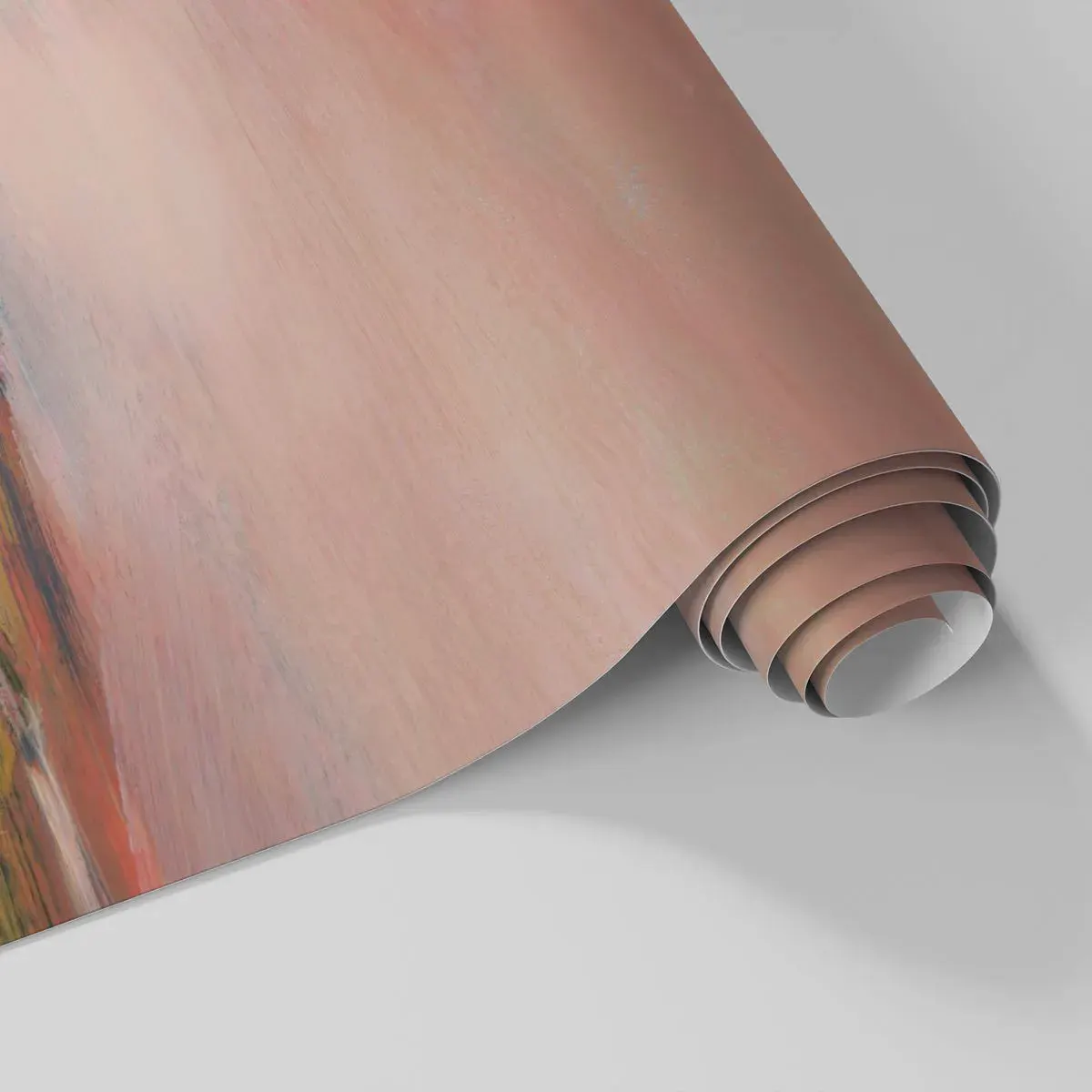 Fototapeta Standard Eco - Malebné panorama polí ve světle zapadajícího slunce - 100x70cm - V růžových tónech - Moderní nástěnná dekorace do obývacího pokoje a ložnice ARTTOR