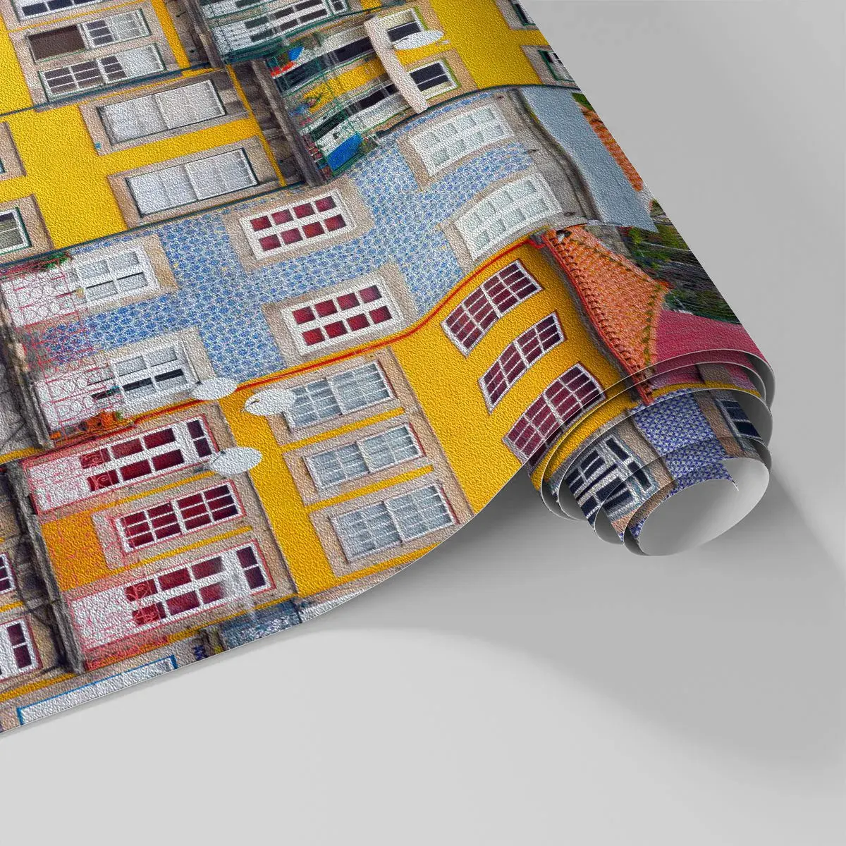 Fotótapéta Premium Sand - Az óváros színei - Város, Porto, Építészet - 250x175 cm