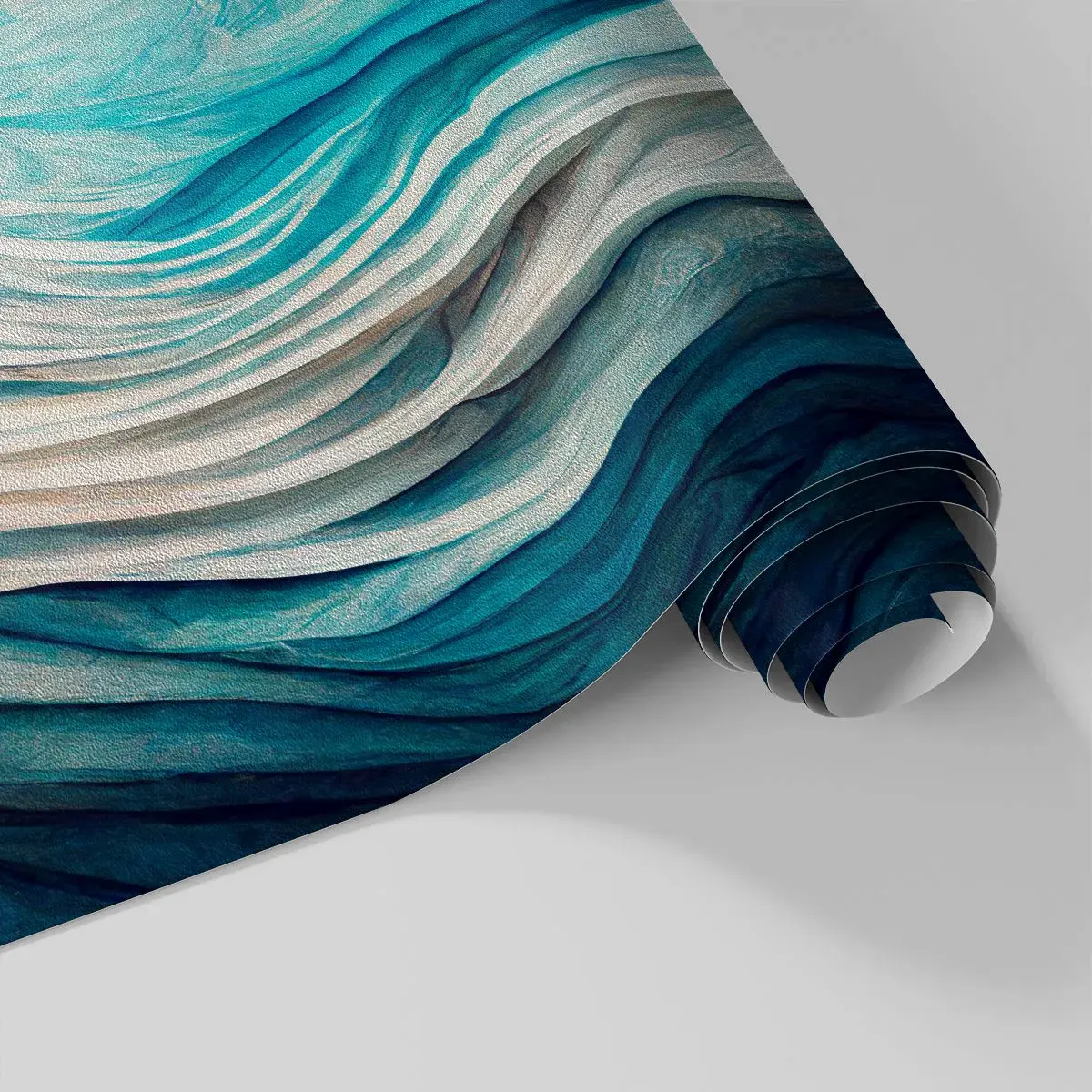 Tapet Premium Sand - Insațiabilitate albastră - Bucată, 3D, Abstracția - 300x210 cm