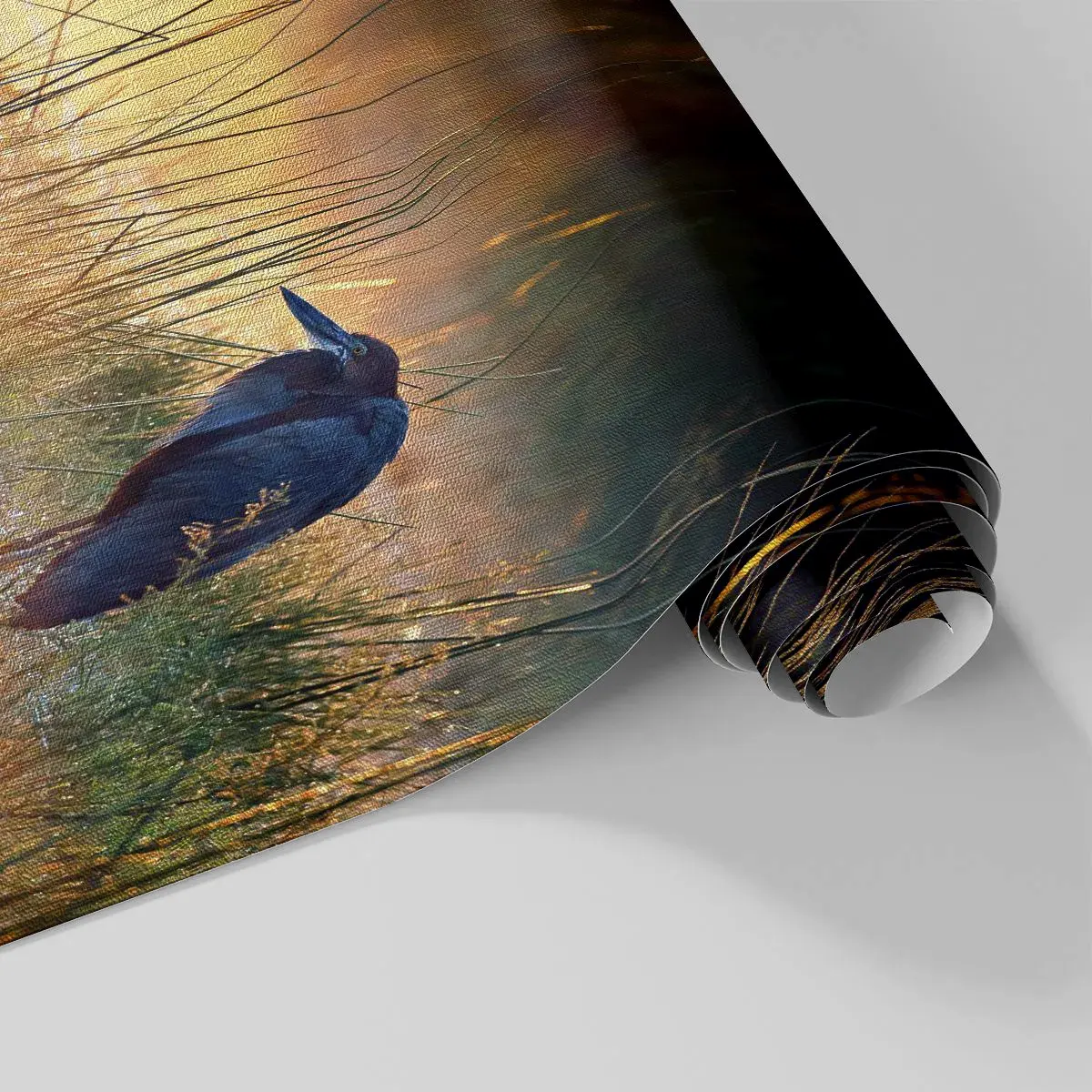 Fototapeta na míru Premium Canvas - Ušetřete mě těch fotek - Volavka, Pták, Příroda