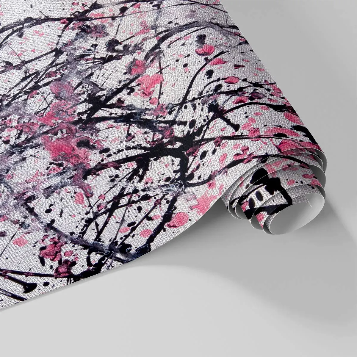 Photo Wallpaper Premium Canvas - Fleeting Nature of Life - Abstraction, Piece, Modern Pattern - 200x140 cm