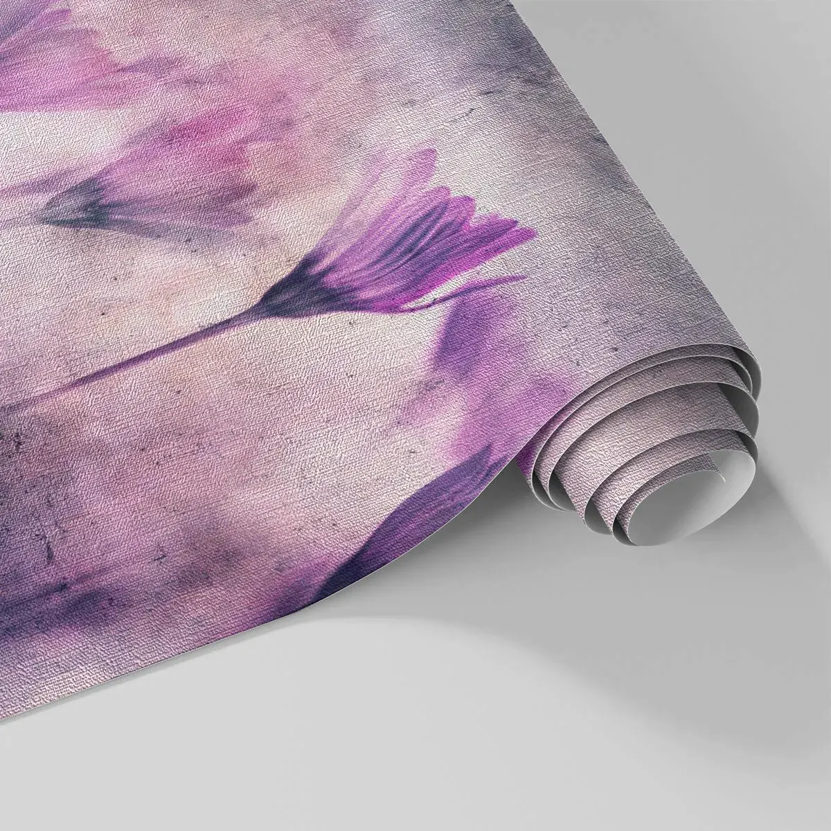 Fototapet Premium Canvas - Blommornas sömn - Blommor, Bit, Trädgård - 250x175 cm