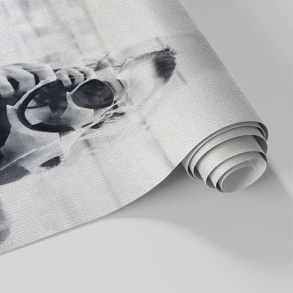 Photo Wallpaper Premium Canvas - Creator and the Creation - Abstraction, Photographer, Woman - 100x70 cm