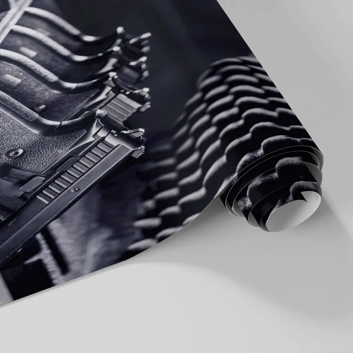 Fototapeta Samolepicí Deluxe Sticker - Mužský sport - Válečný, Zbraň, Pistole - 100x70 cm