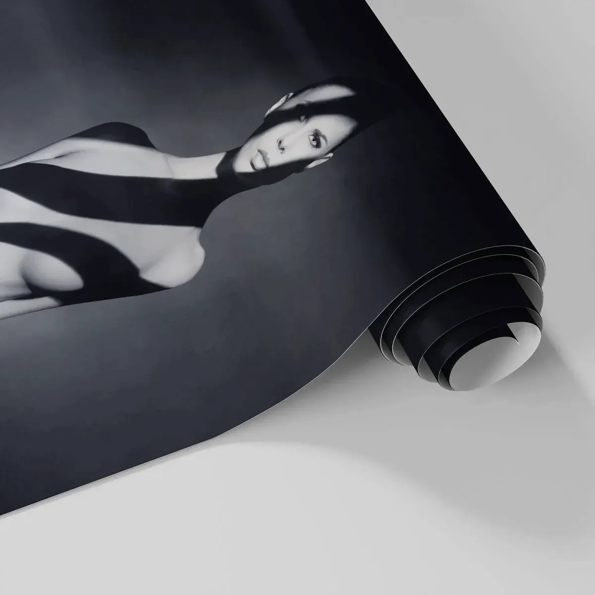 Fotomurali Autoadesivo Deluxe Sticker - Luci e ombre - Donna, Corpo, Pezzo - 450x315 cm