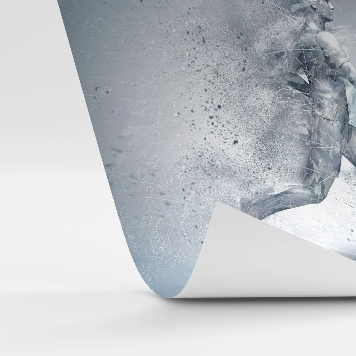 Papier peint sur mesure Standard Eco - Une énergie cristalline - Abstraction, Graphique, Coureur