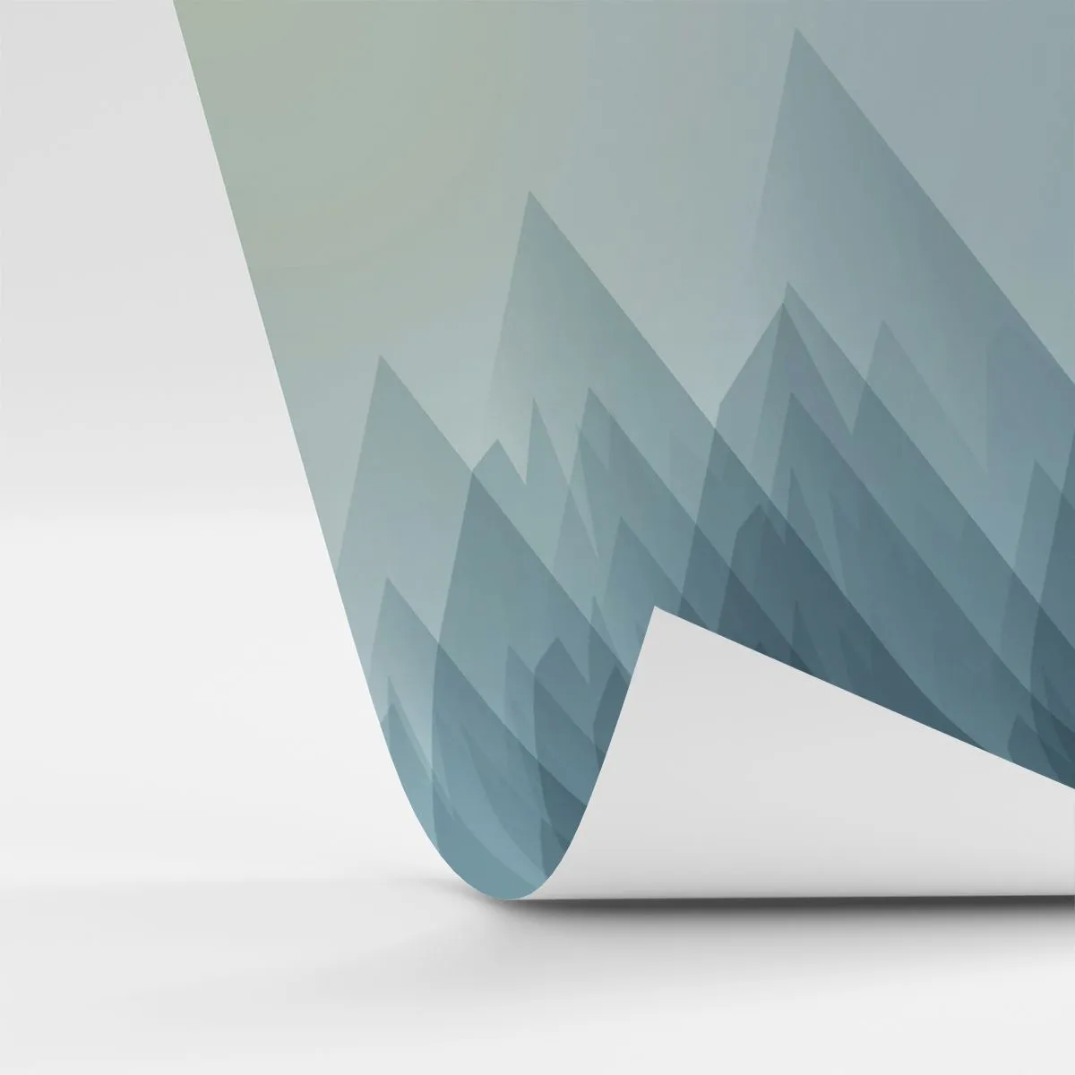 Fototapetă personalizată Standard Eco - Mare, mai mare, cea mai mare - Munţi, Abstracția, Bucată