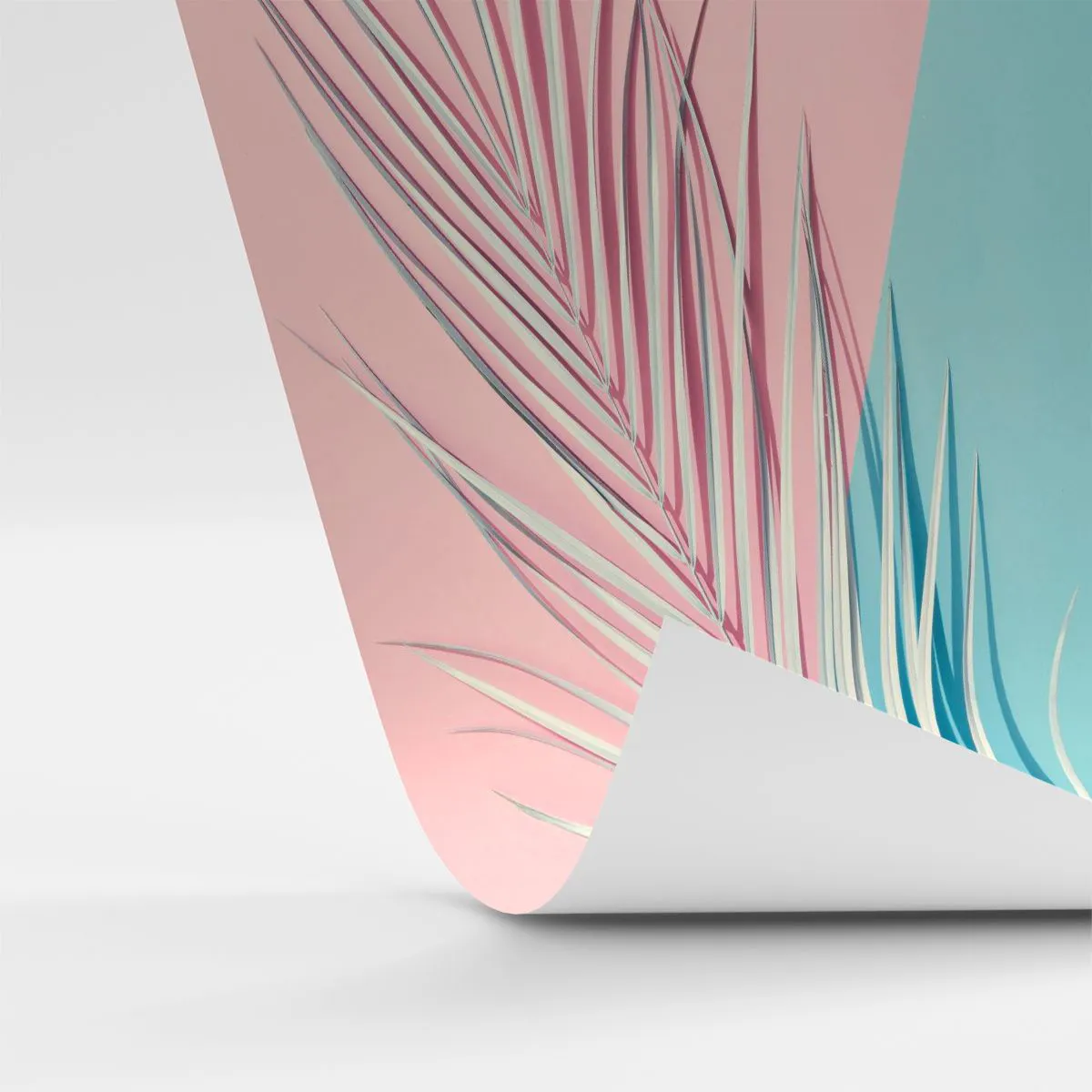 Photo Wallpaper Standard Eco - Tropical impression - Palm Leaf, Abstraction, Graphics - 200x140 cm