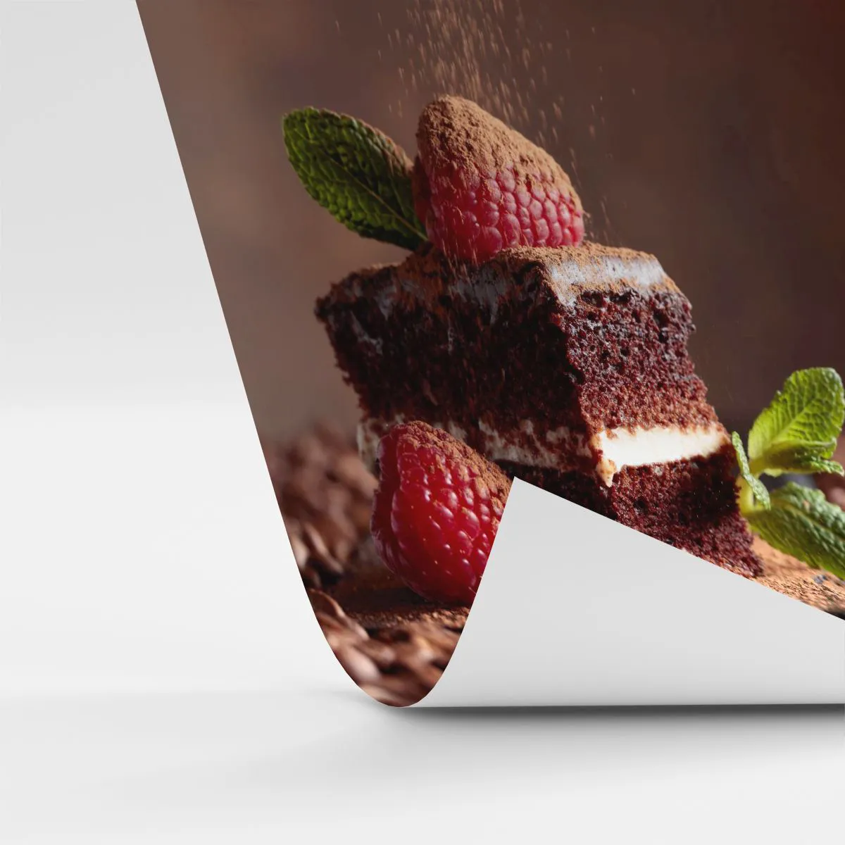 Papier Peint Photo Standard Eco - La vie est douce - Gâteau, Cuisine, La gastronomie - 500x350 cm