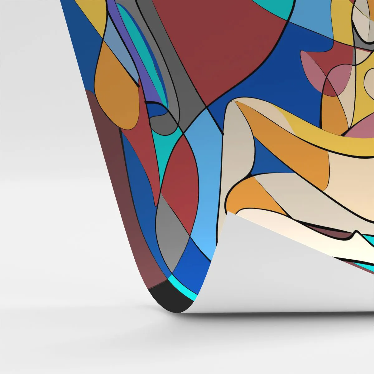 Papier Peint Photo Standard Eco - Nu cubiste - Cubisme, Moderne, Femme - 400x280 cm