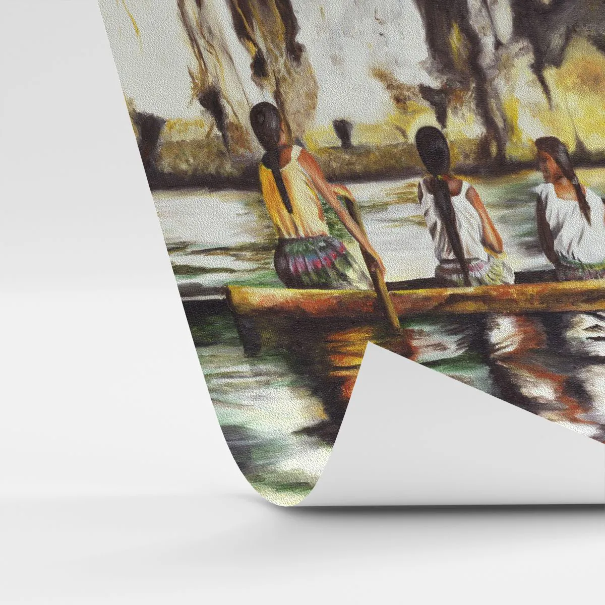 Tapet Premium Sand - Într-un paradis polinezian - Călătorii, Peisaj, Râu - 400x280 cm