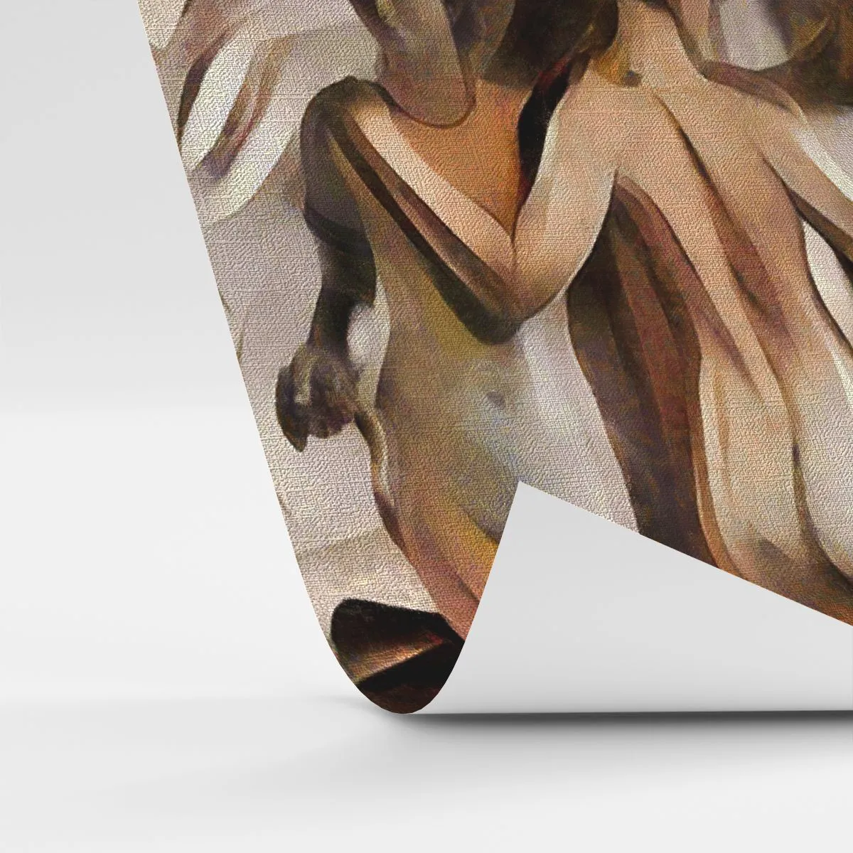 Fototapet Premium Canvas - Tre Nåder 2.0 - Kvinde, Kubisme, Stykke - 400x280 cm