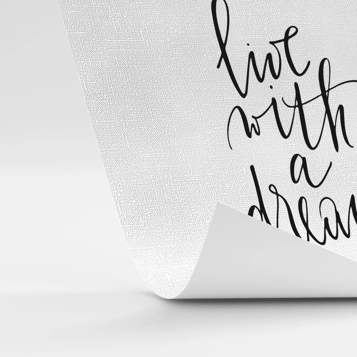 Fototapet Premium Canvas - Of course - Typografi, Bekræftelse, Maxim - 100x70 cm