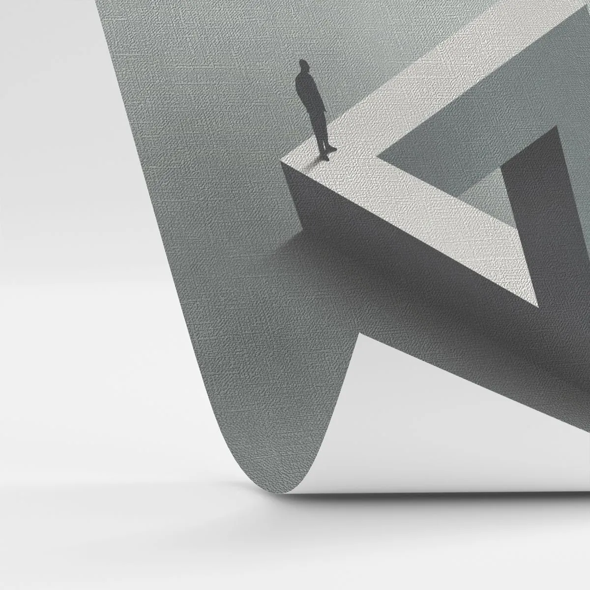 Photo Wallpaper Premium Canvas - And Yet It Is Possible - Business, Industrial, Modern - 250x175 cm