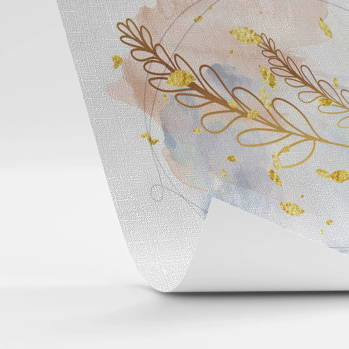 Photo Wallpaper Premium Canvas - Golden Blast - Bright, Minimalistic, Modern - 450x315 cm