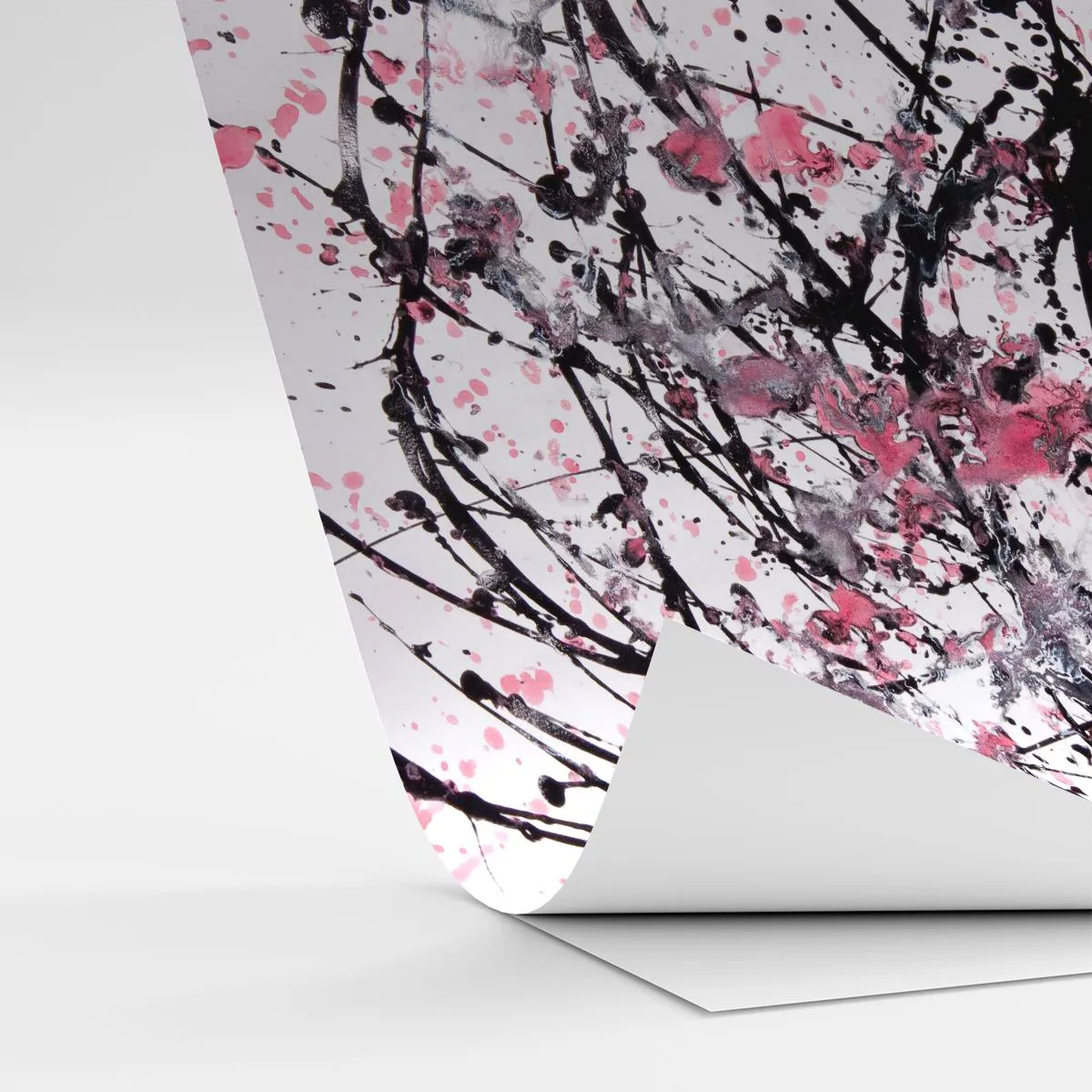 Self-Adhesive Photo Wallpaper Deluxe Sticker - Fleeting Nature of Life - Abstraction, Piece, Modern Pattern - 150x105 cm