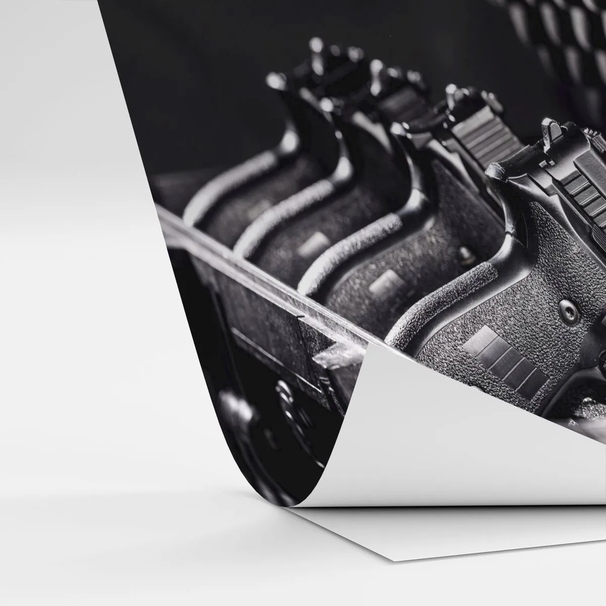 Fototapeta Samolepicí Deluxe Sticker - Mužský sport - Válečný, Zbraň, Pistole - 100x70 cm