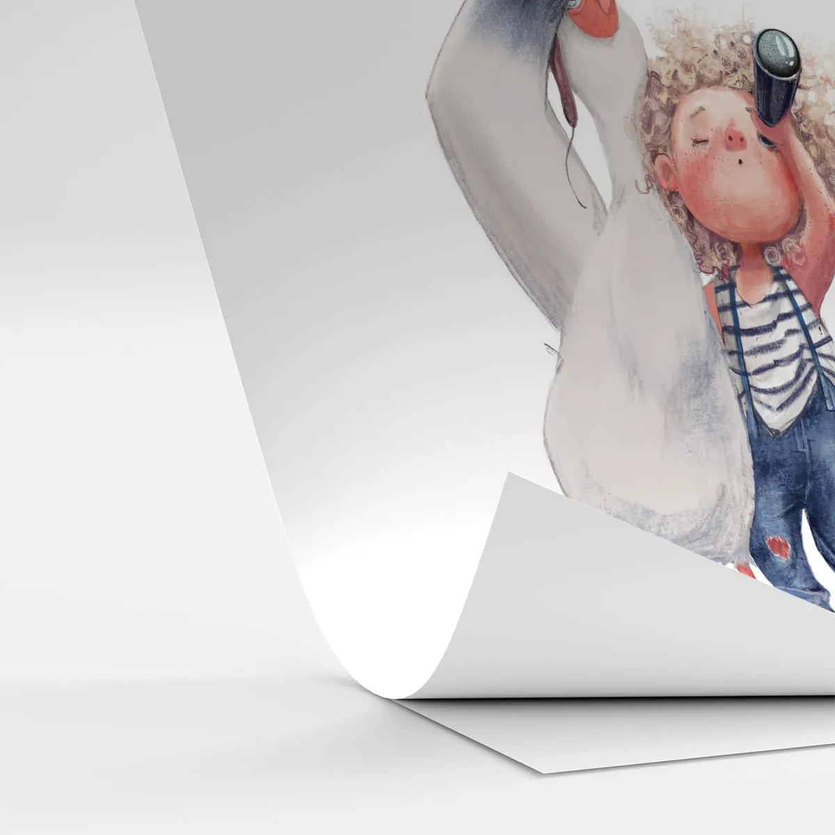 Selbstklebende Fototapete Deluxe Sticker - Toller Reiseplan - Für Kinder, Freundschaft, Mädchen - 150x105 cm