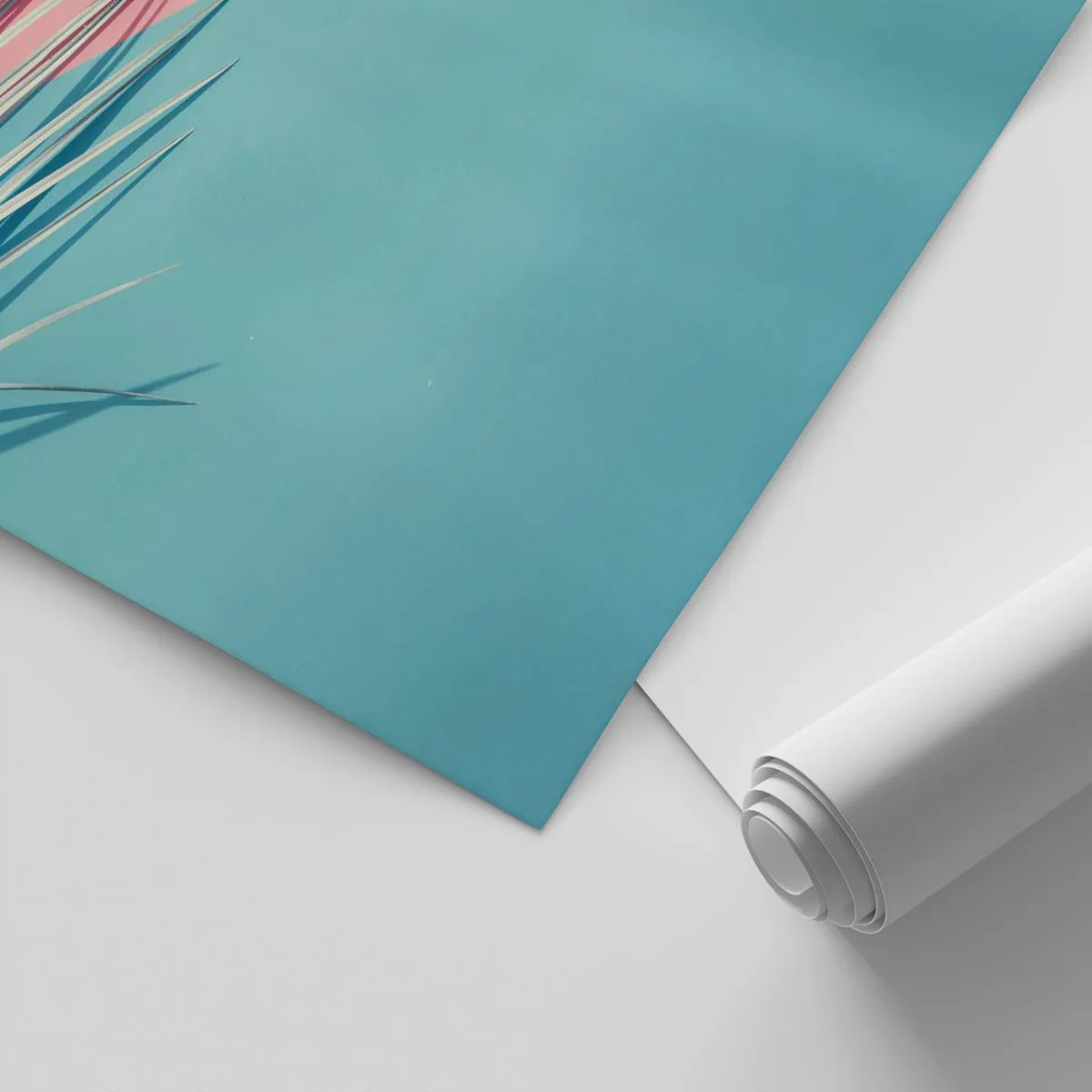 Photo Wallpaper Standard Eco - Tropical impression - Palm Leaf, Abstraction, Graphics - 200x140 cm