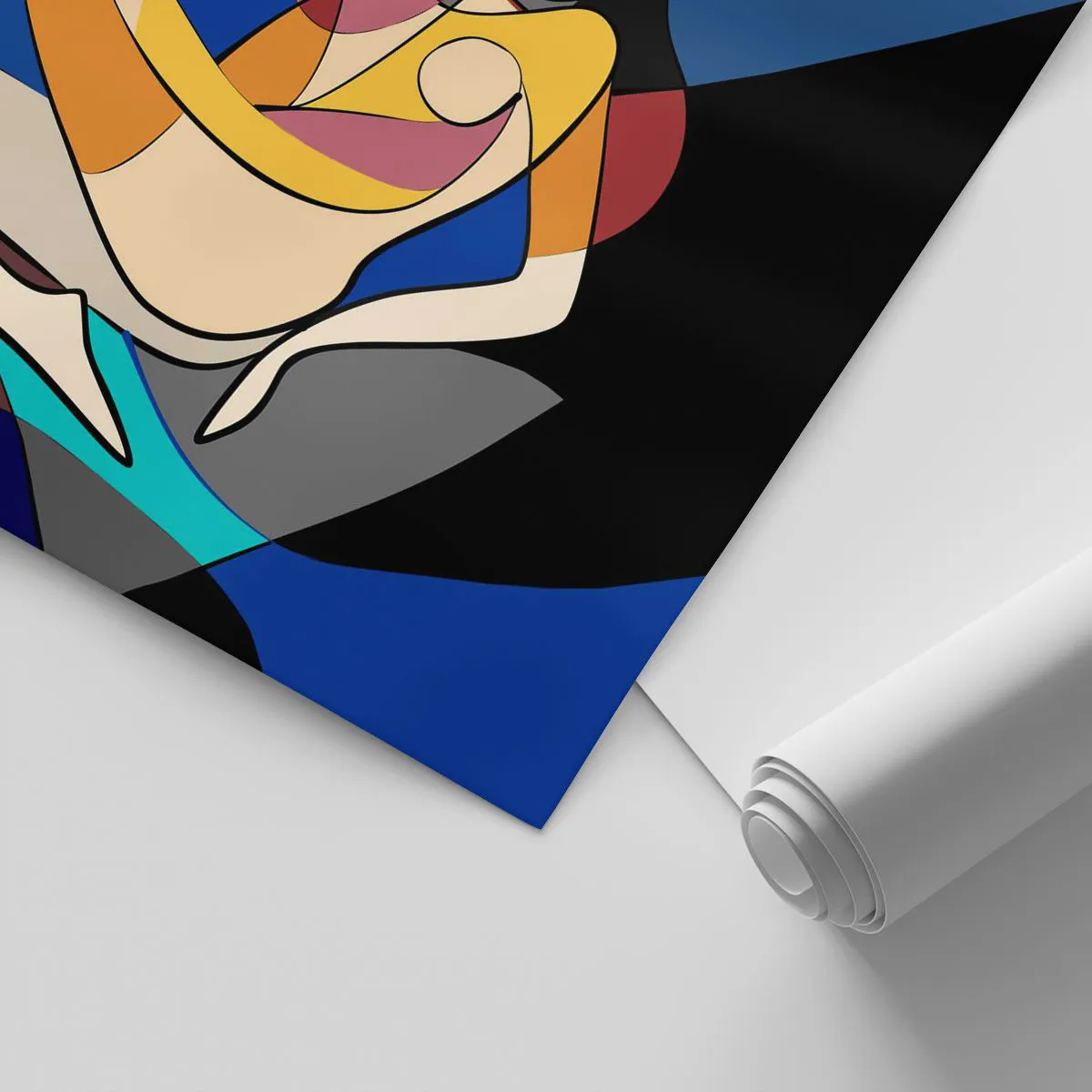 Papier Peint Photo Standard Eco - Nu cubiste - Cubisme, Moderne, Femme - 400x280 cm