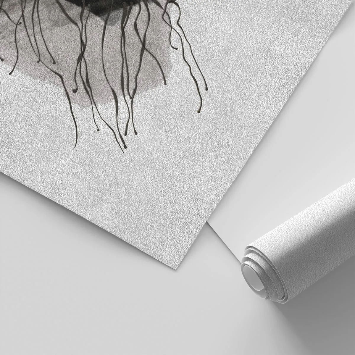 Photo Wallpaper Premium Sand - In Black and Gold - Abstraction, Piece, Graphics - 100x70 cm