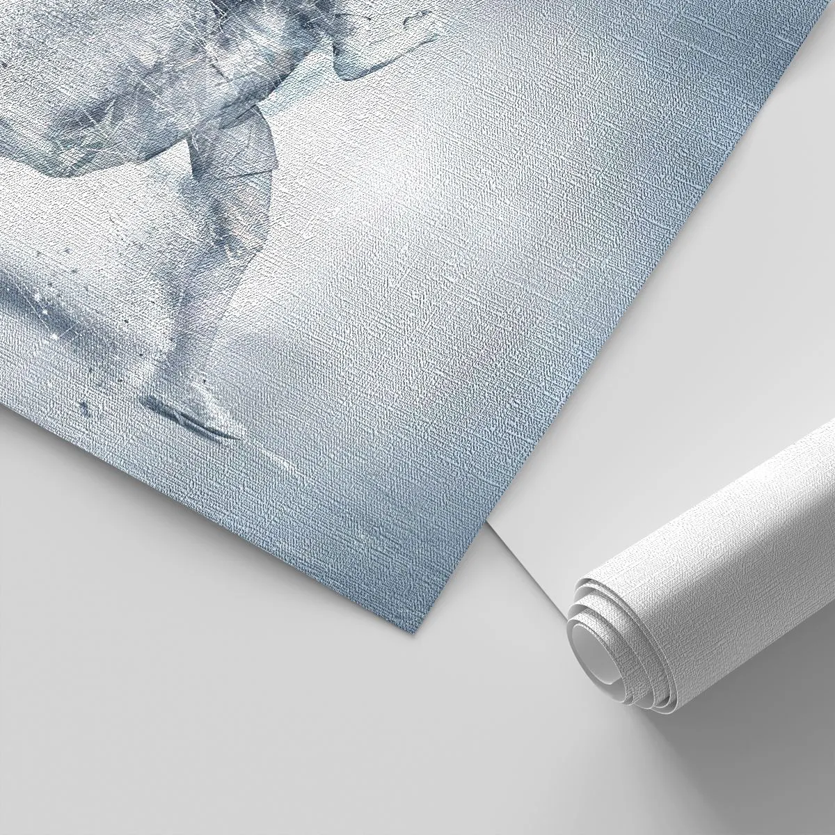 Fototapete Premium Canvas - Kristallklare Energie - Abstraktion, Grafik, Läufer - 250x175 cm