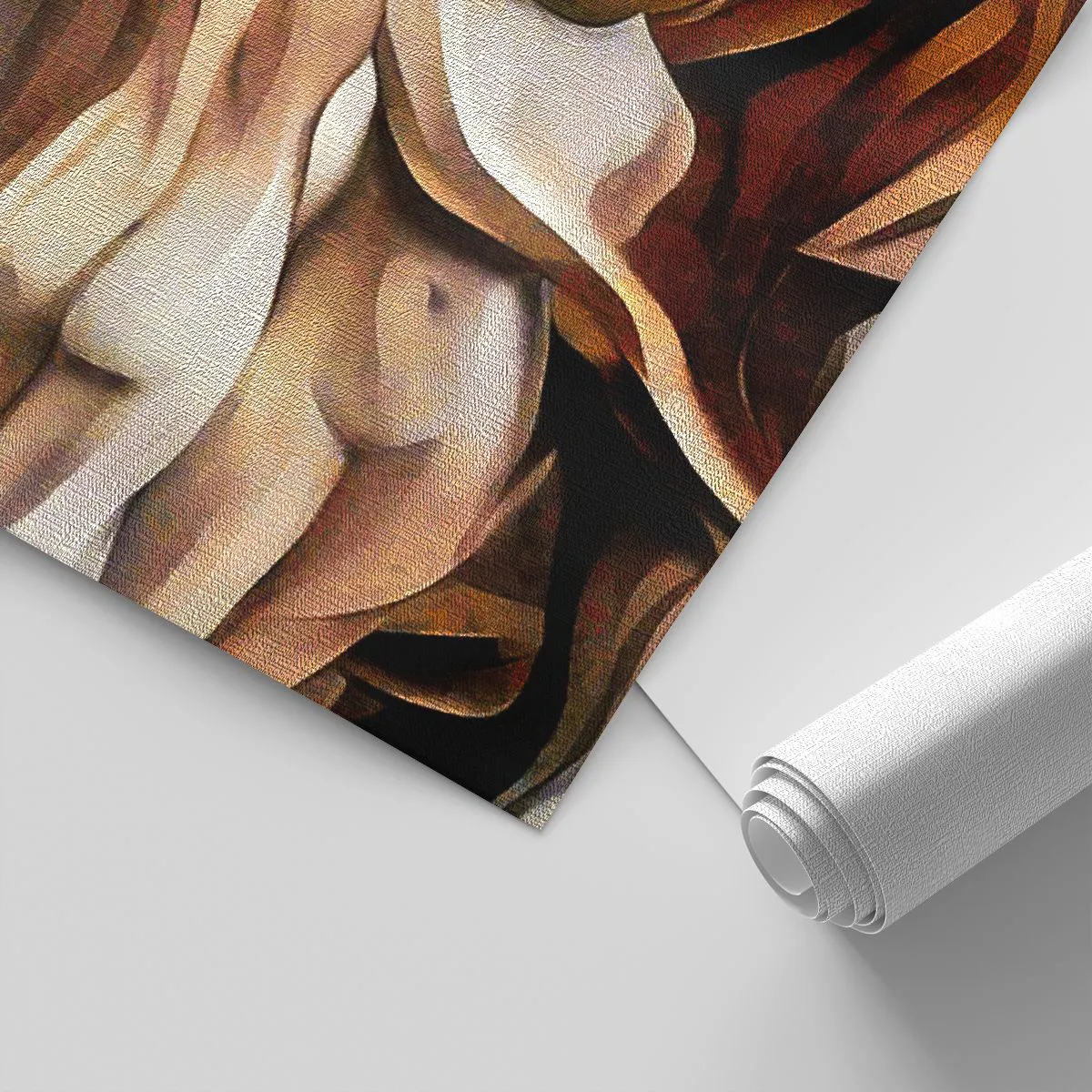 Fototapet Premium Canvas - Tre Nåder 2.0 - Kvinde, Kubisme, Stykke - 400x280 cm